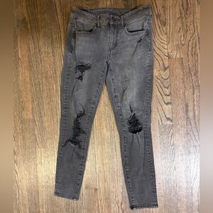 American Eagle Outfitters Super Stretch Gray Jeans